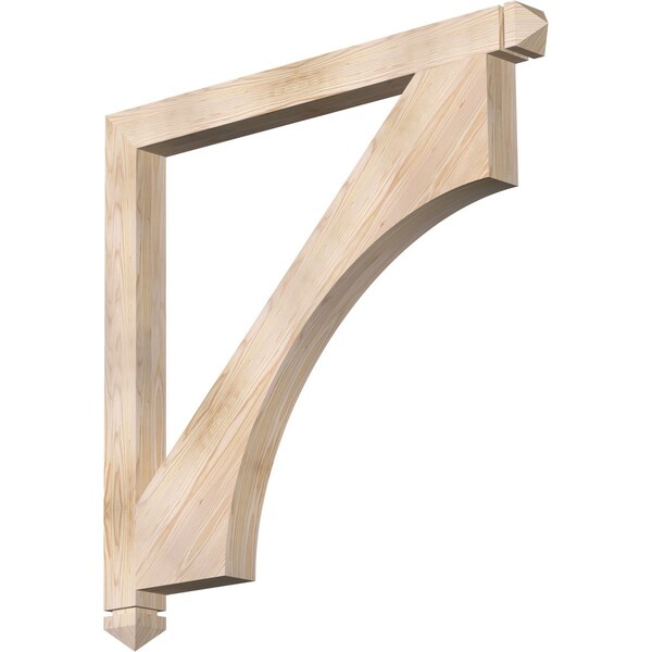 Ekena Millwork Westlake Arts & Crafts Smooth Bracket, Douglas Fir, 3 1/2"W x 44"D x 44"H BKT04X44X44WTL03SDF - main